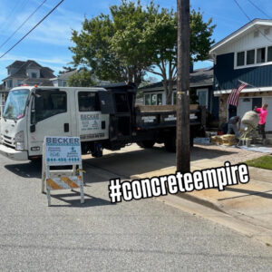 Concrete Pool Deck Extension Completed Near Our North Wildwood Office