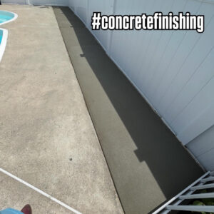 Concrete Pool Deck Extension Completed Near Our North Wildwood Office